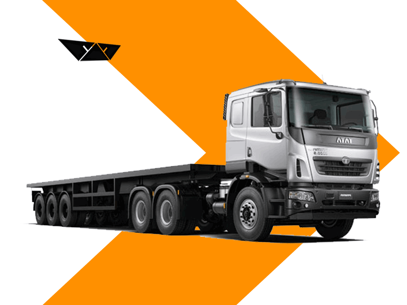 трал - низкорамная площадка