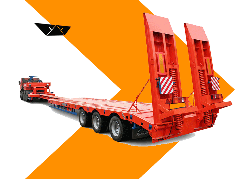 трал задний заезд 40 тонн